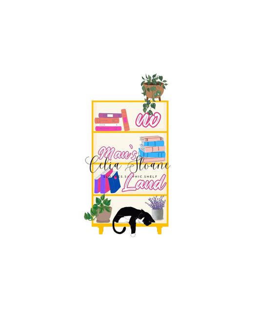 No Man’s Land Bookshelf Sticker