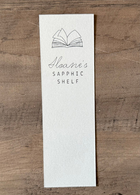 Sloane’s Sapphic Shelf Bookmark