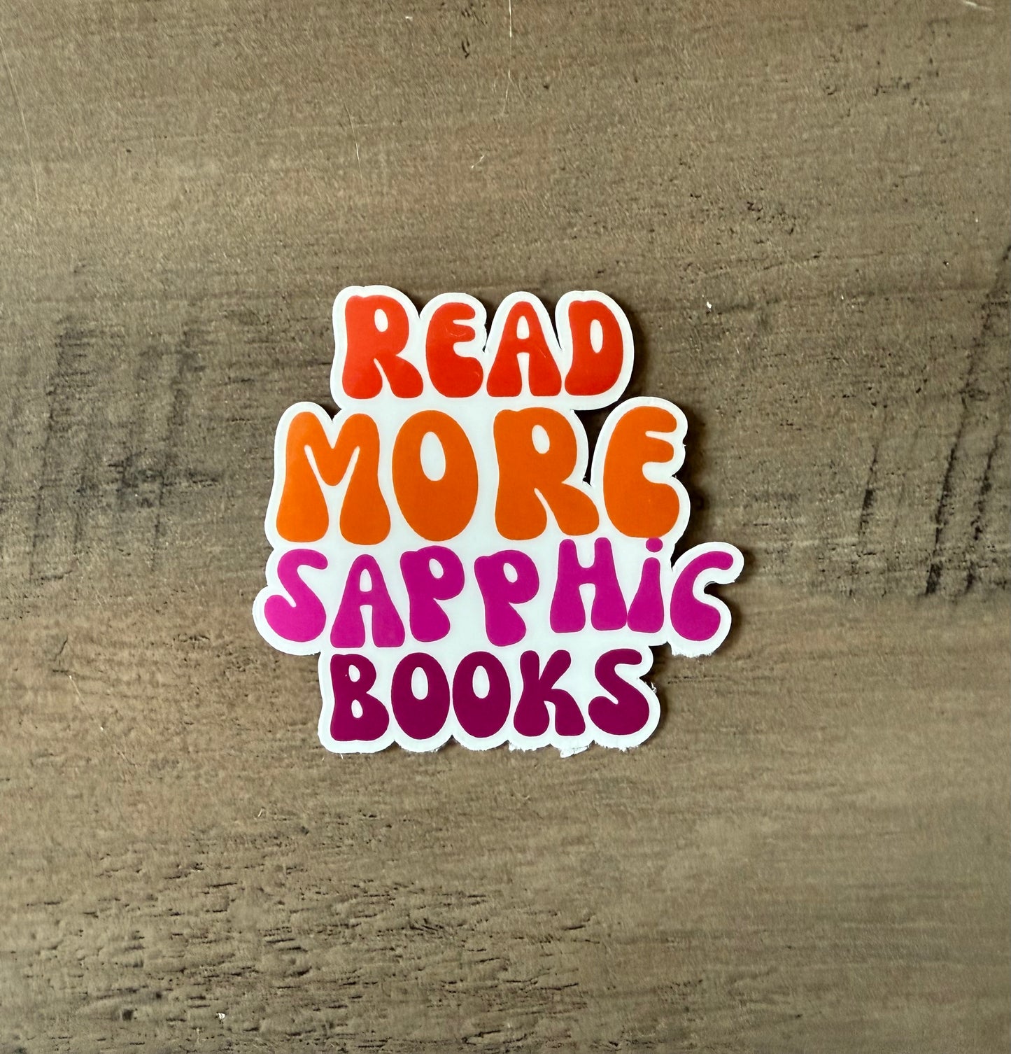 Read More Sapphic Books Sticker