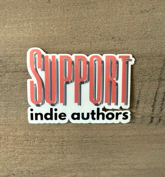Support Indie Authors Sticker