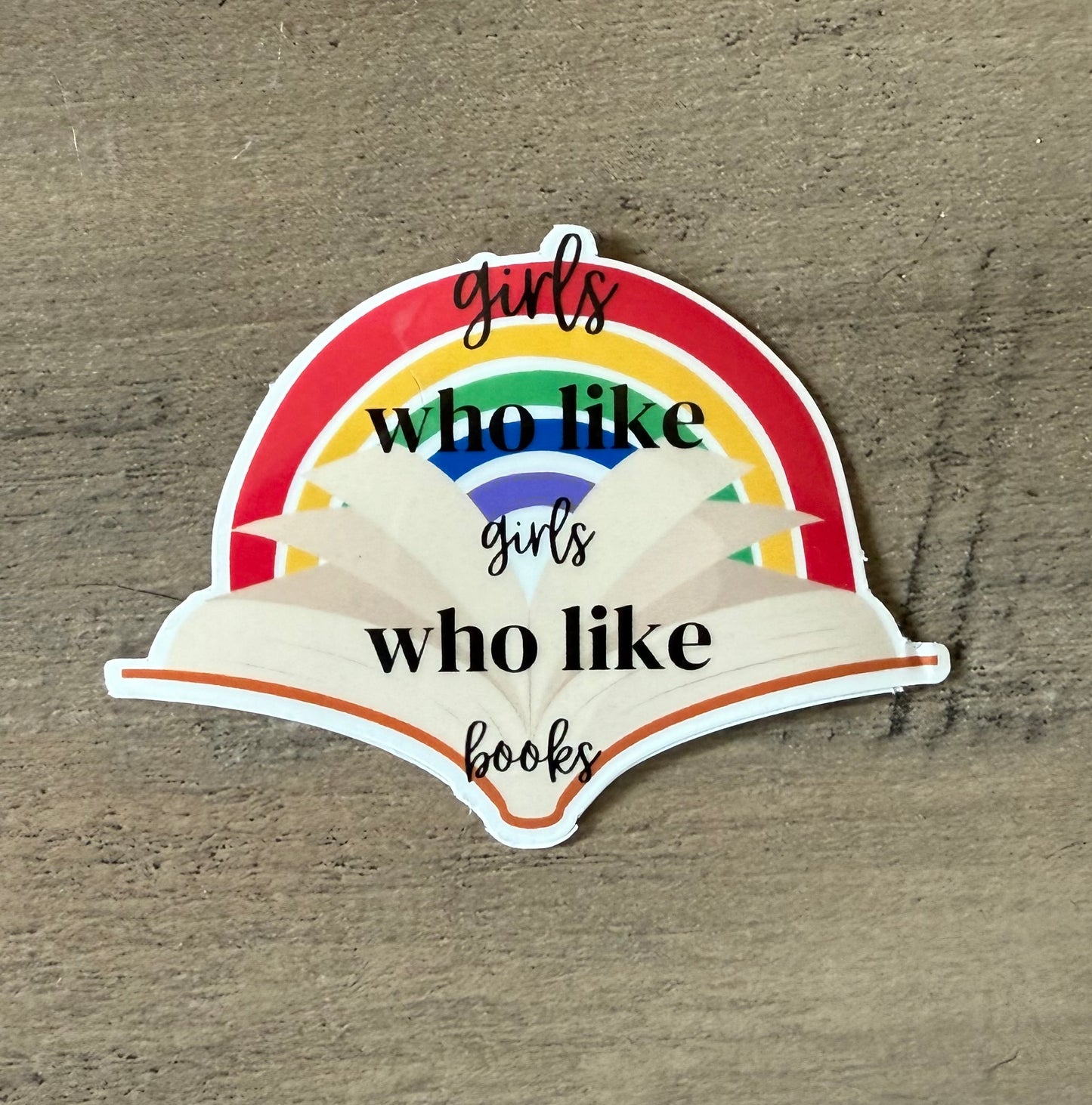 Pride Reading Sticker