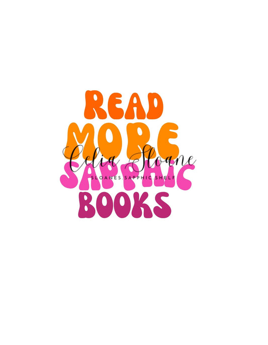 Read More Sapphic Books Sticker