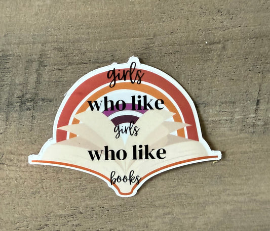 Pride Reading Sticker