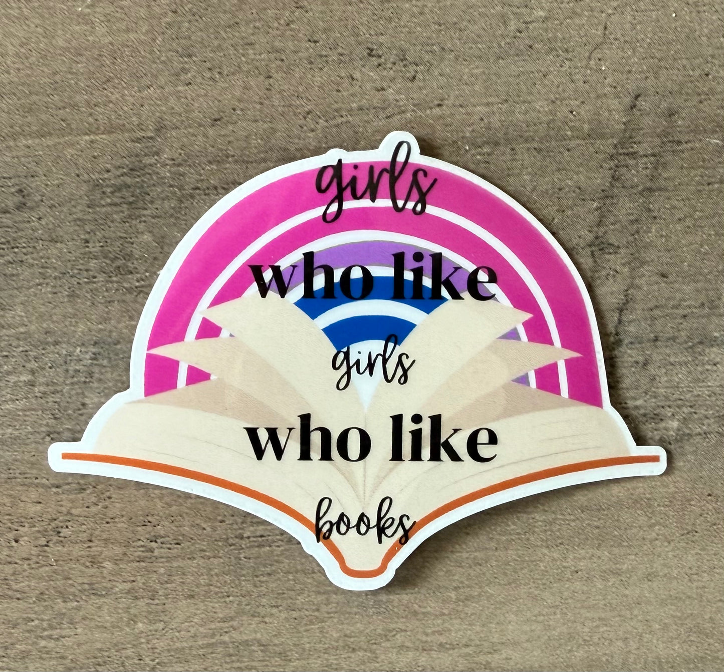 Pride Reading Sticker